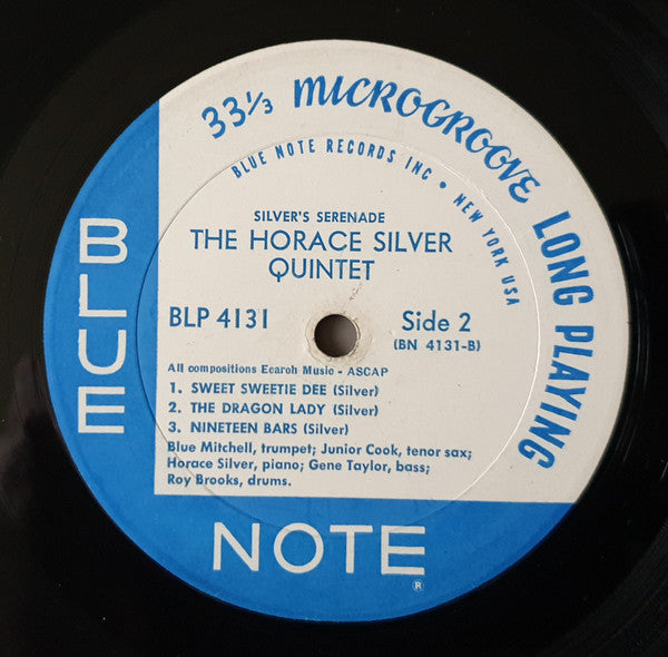 The Horace Silver Quintet : Silver's Serenade (LP, Album, Mono, RP)