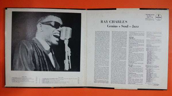 Ray Charles : Genius + Soul = Jazz (LP, Album, RE)