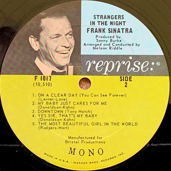 Frank Sinatra : Strangers In The Night (LP, Album, Mono, Ter)