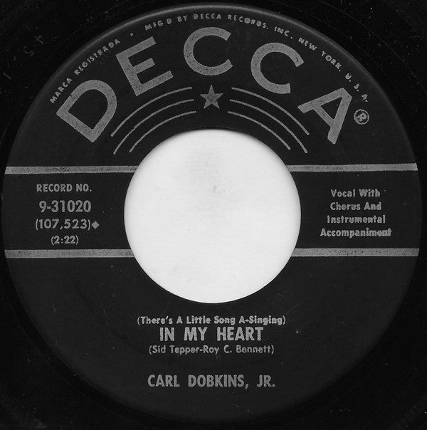 Carl Dobkins, Jr.* : Lucky Devil (7", Single, Pin)