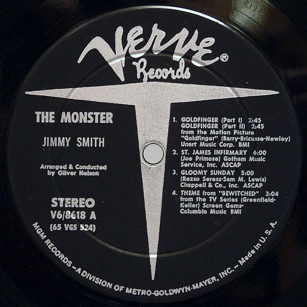 Jimmy Smith : Monster (LP, Album)