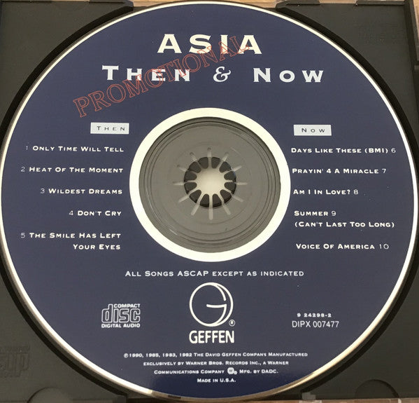 Asia (2) : Then & Now (CD, Comp, Promo)