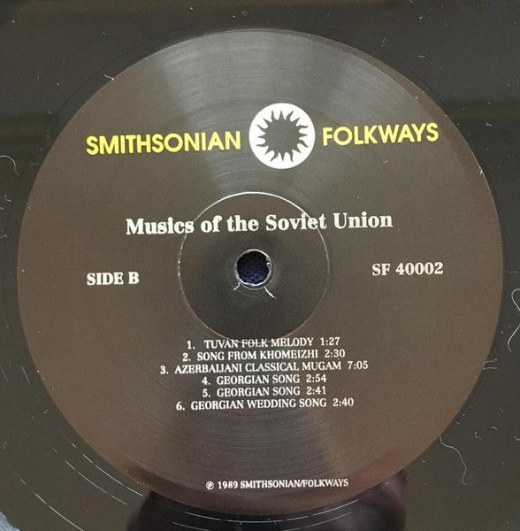 Various : Musics Of The Soviet Union (LP, Album, Comp)