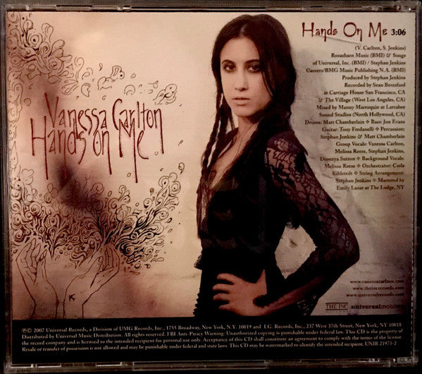 Vanessa Carlton : Hands On Me (CD, Single)