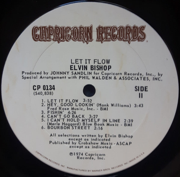 Elvin Bishop : Let It Flow (LP, Album)