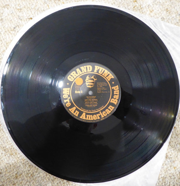 Grand Funk Railroad : We're An American Band (LP, Album, Jac)