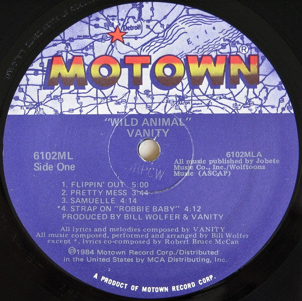 Vanity : Wild Animal (LP, Album)