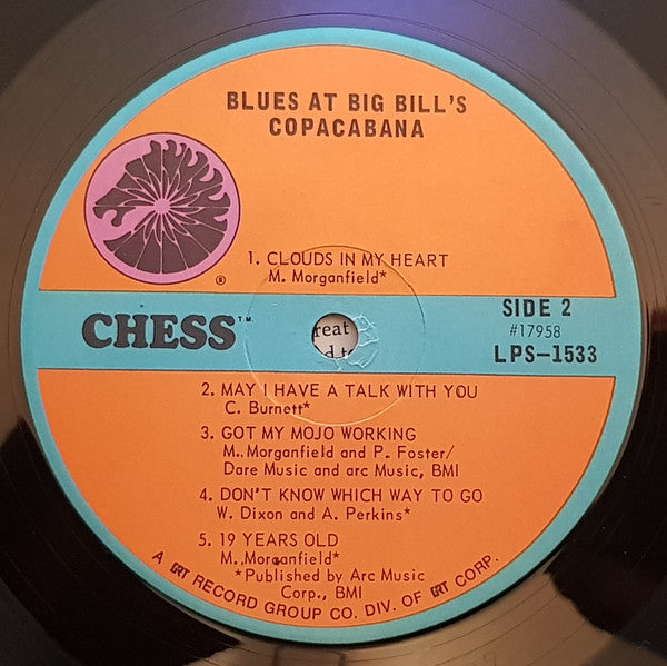 Buddy Guy, Muddy Waters, Howlin’ Wolf*, Willie Dixon, Sonny Boy Williamson (2) : Blues From “Big Bill’s” Copa Cabana (LP, Album, RE)