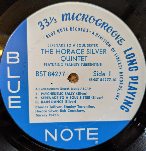 The Horace Silver Quintet Featuring Stanley Turrentine : Serenade To A Soul Sister (LP, Album, Gat)