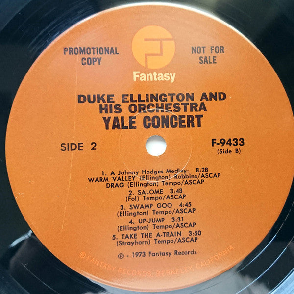 Duke Ellington And His Orchestra : Yale Concert (LP, Promo)