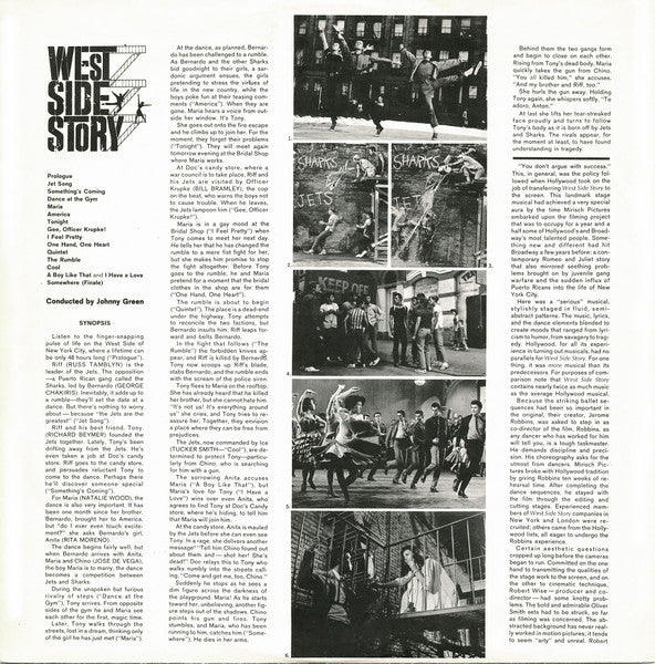 Leonard Bernstein : West Side Story (The Original Sound Track Recording) (LP, Album, RE)