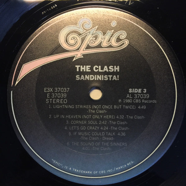 The Clash : Sandinista! (3xLP, Album, Pit)