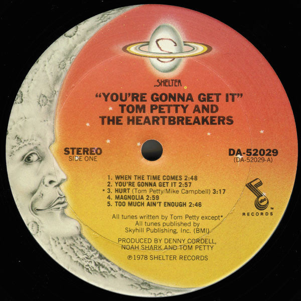 Tom Petty And The Heartbreakers : You're Gonna Get It! (LP, Album, San)