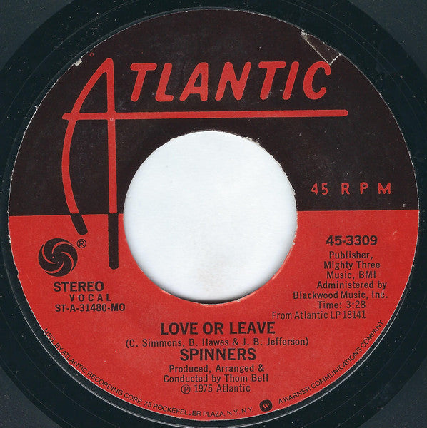 Spinners : You Made A Promise To Me / Love Or Leave (7", Single, Styrene, Mon)