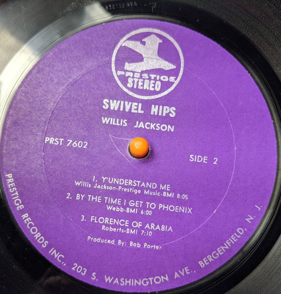 Willis Jackson : Swivel Hips (LP, Album, Pur)