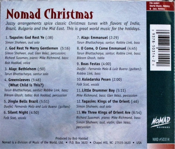 Various : Nomad Christmas (CD, Album)