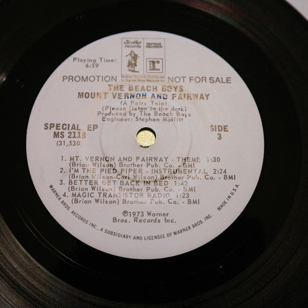 The Beach Boys : Holland (LP, Album, Promo, San + 7", EP, Promo)