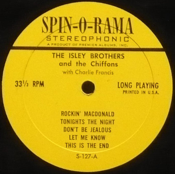 The Isley Brothers, The Chiffons, Charlie Francis (4) : Starring The Isley Brothers And The Chiffons (LP, Album, Comp)