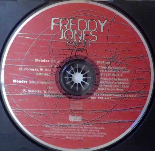 The Freddy Jones Band : Wonder (CD, Single, Promo)