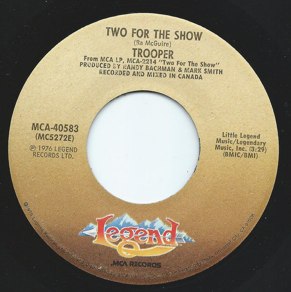 Trooper (4) : Two For The Show (7")