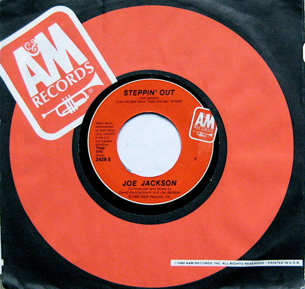 Joe Jackson : Steppin' Out (7", Single, Styrene, Y -)