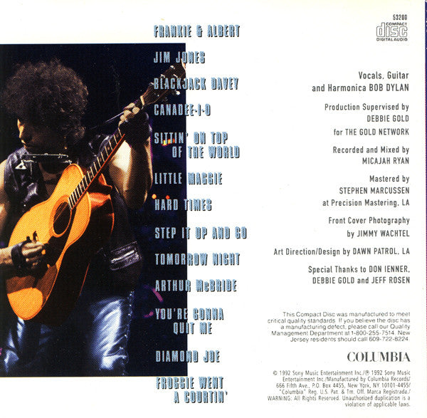 Bob Dylan : Good As I Been To You (CD, Album)