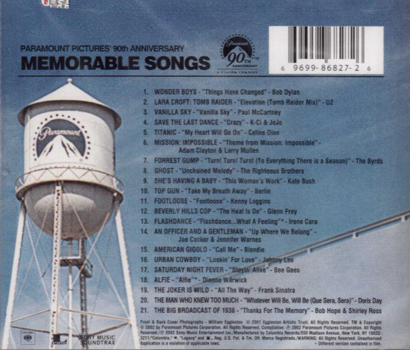 Various : Paramount Pictures' 90th Anniversary Memorable Songs (CD, Comp)