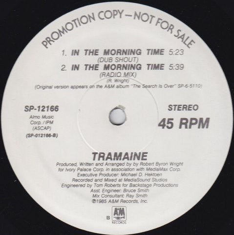 Tramaine : In The Morning Time (12", Single, Promo, Gen)