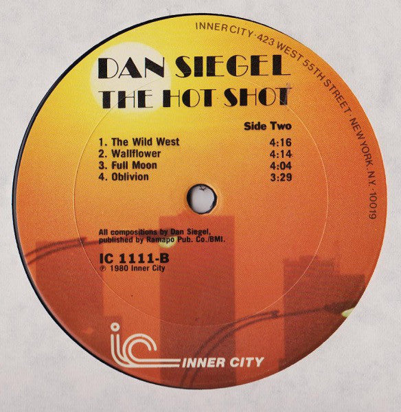 Dan Siegel Featuring Garry Hagberg : The Hot Shot (LP, Album)