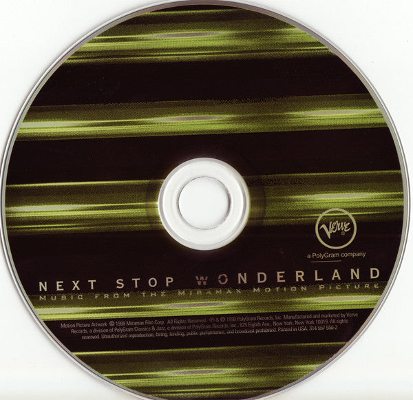 Various : Next Stop Wonderland (Music From The Miramax Motion Picture) (CD, Comp)