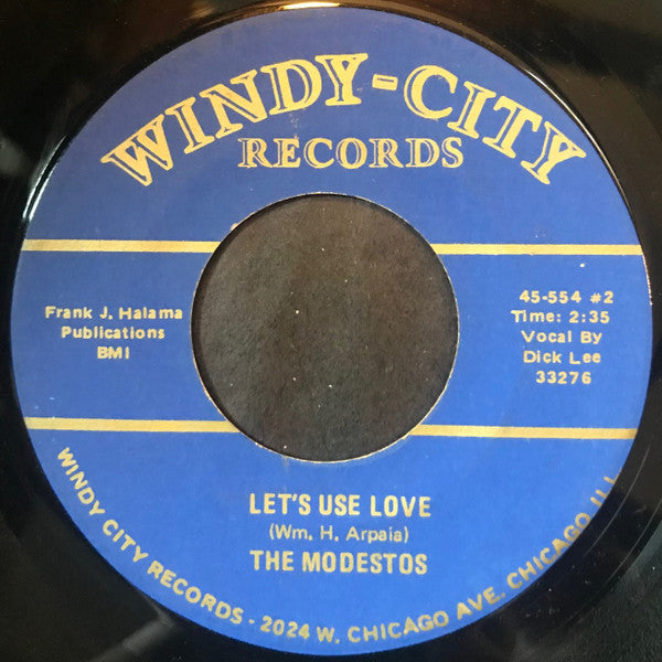 The Modestos : The Twentieth Century Mode / Let's Use Love (7")