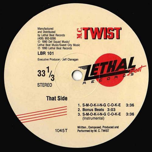 MC Twist : Step Off / S-M-O-K-I-N-G C-O-K-E (12")