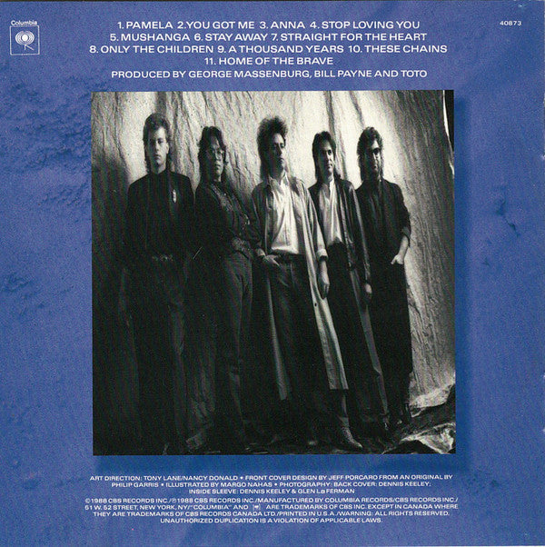 Toto : The Seventh One (CD, Album)