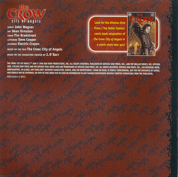 Various : The Crow: City Of Angels (CD, Comp, Ltd, Promo, Dig)