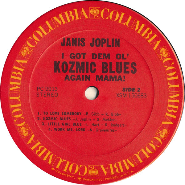 Janis Joplin : I Got Dem Ol' Kozmic Blues Again Mama! (LP, Album, RE, Ter)