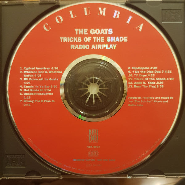The Goats : Tricks Of The Shade (Designed For Radio Airplay) (CD, Album, Promo)