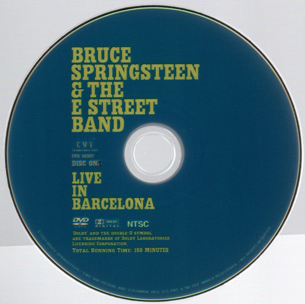 Bruce Springsteen & The E Street Band* : Live In Barcelona (2xDVD-V, NTSC, Dol)