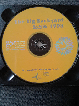 Various : The Big Backyard Sampler SxSW 1998 (CD, Album, Promo, Smplr, Dig)
