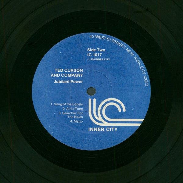Ted Curson & Company : Jubilant Power (LP, Album, Blu)