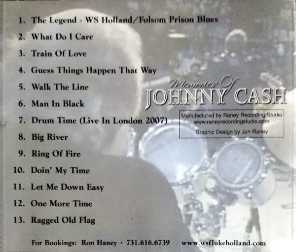 W.S. Holland : Memories Of Johnny Cash (CDr, Album)