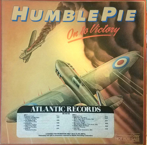 Humble Pie : On To Victory (LP, Album, SP)