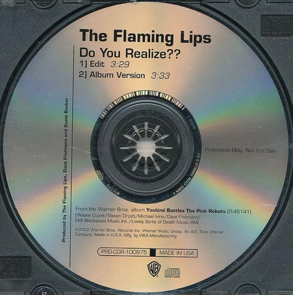 The Flaming Lips : Do You Realize?? (CD, Single, Promo)