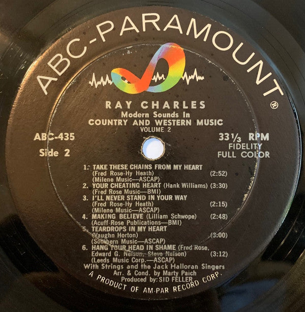 Ray Charles : Modern Sounds In Country And Western Music (Volume Two) (LP, Album, Mono)