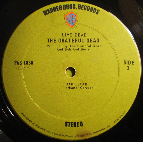 The Grateful Dead : Live/Dead (2xLP, Album, RP)