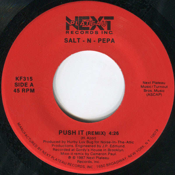 Salt 'N' Pepa : Push It (Remix) (7", Single)