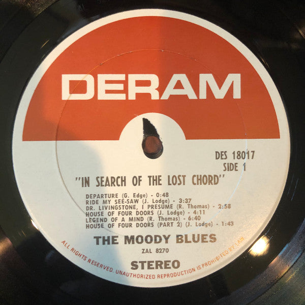 The Moody Blues : In Search Of The Lost Chord (LP, Album, Ter)