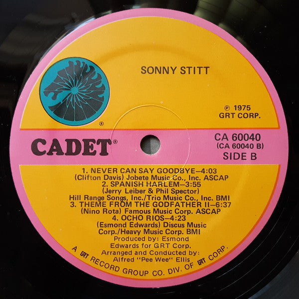 Sonny Stitt : Never Can Say Goodbye (LP, Album, GRT)