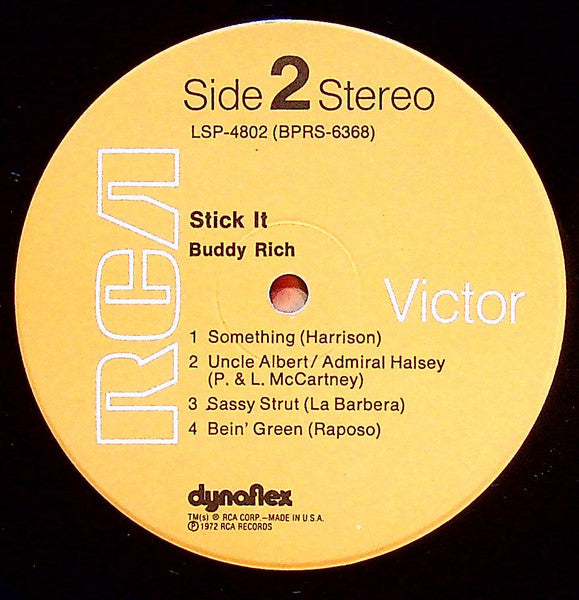 Buddy Rich : Stick It (LP, Album, Hol)