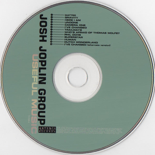 Josh Joplin Group : Useful Music (CD, Album)