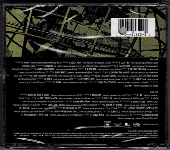 Various : International Music: Sony Music Around The World (2xCD, Comp)